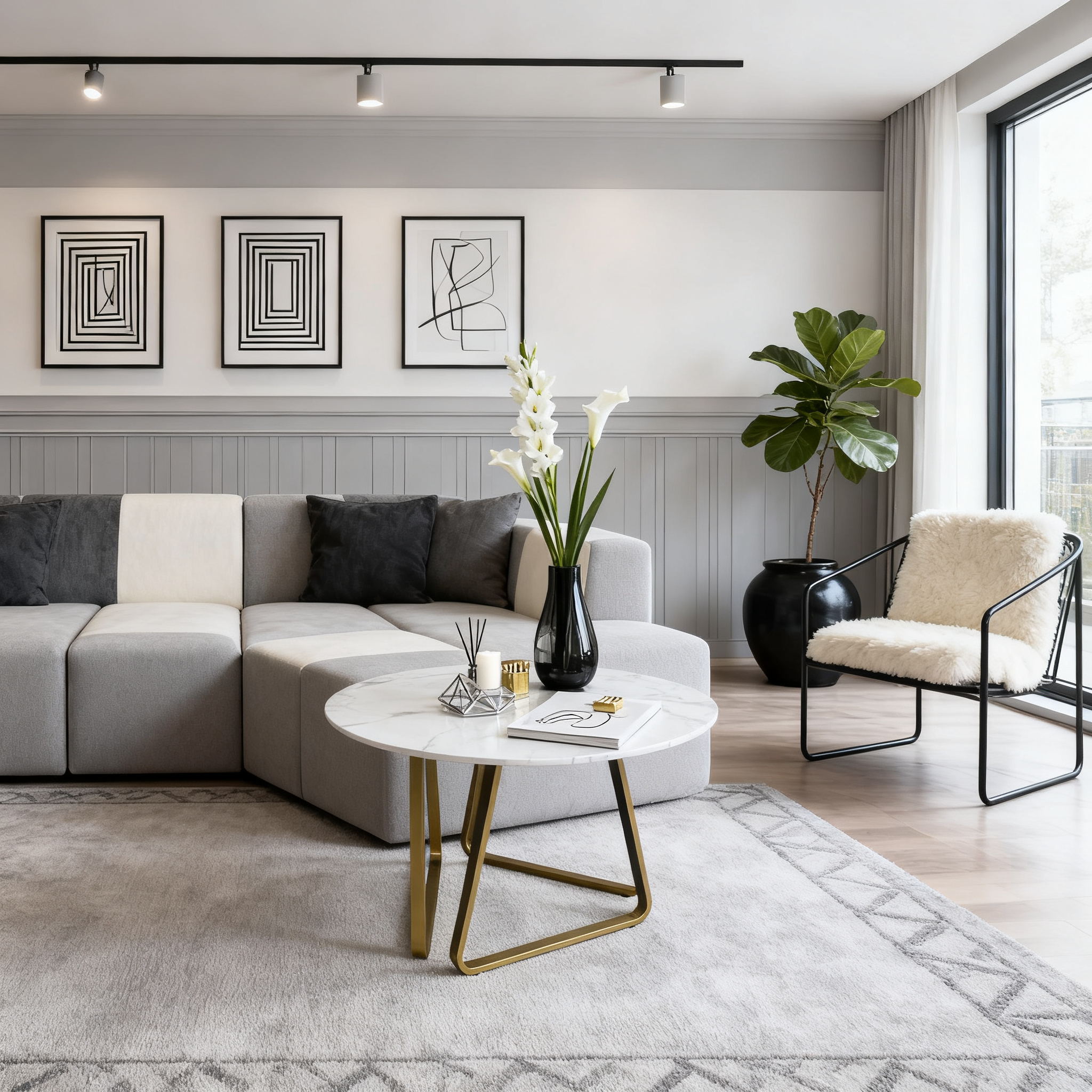 طقم طاولة قهوة LKL143CTAWS | LEUKHOME