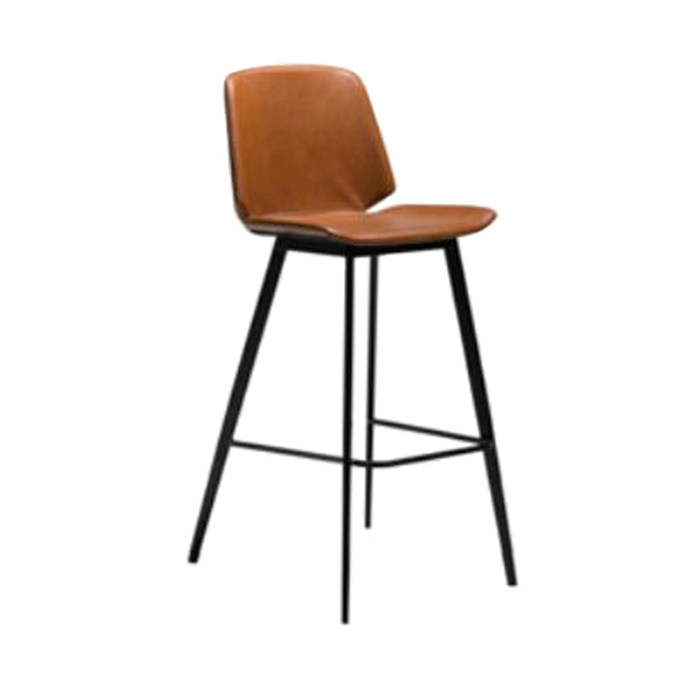 Bar Stool PU with Metal Black Powder Coating Lges HTB0027 | HOMETREE