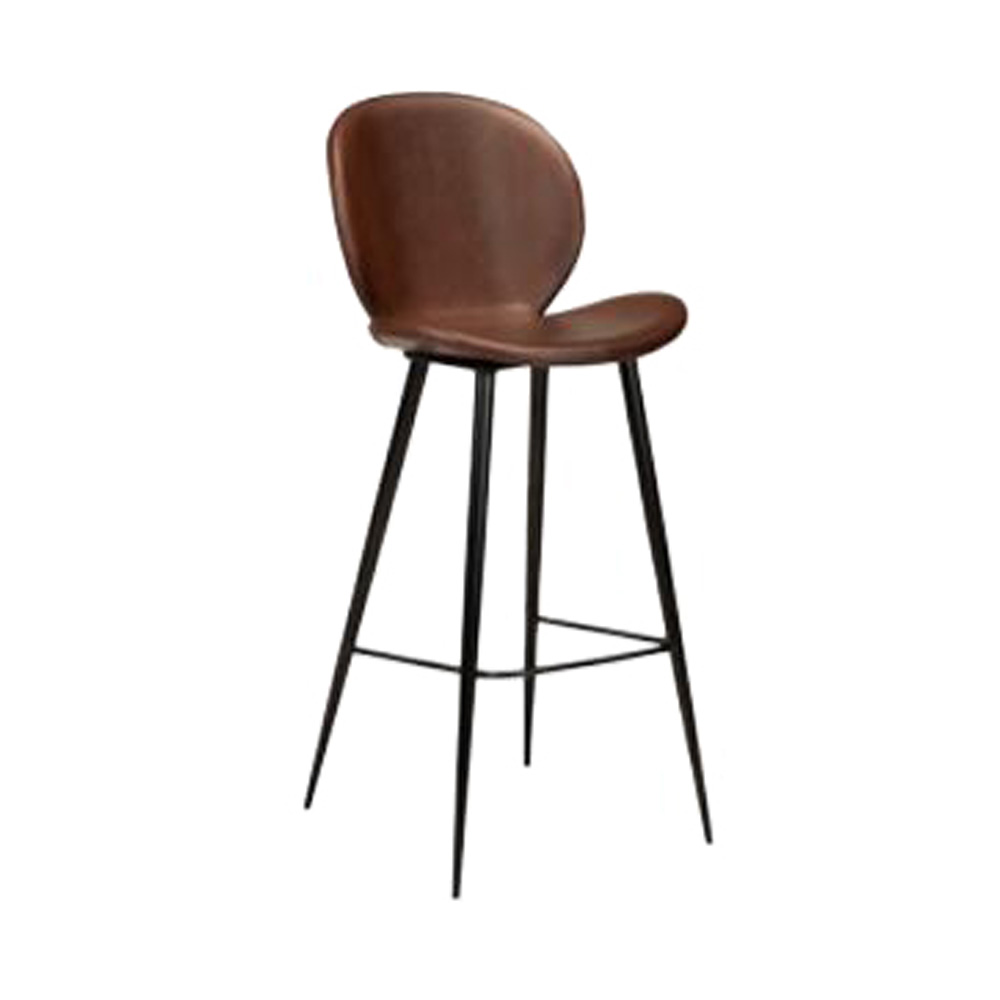 Bar Stool PU with Metal Black Powder Coating Lges HTB0025 | HOMETREE