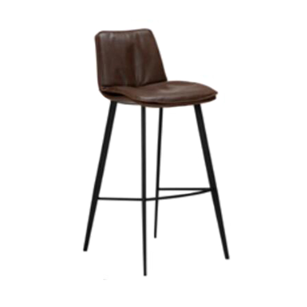 Bar Stool PU with Metal Black Powder Coating Legs HTB0029 | HOMETREE