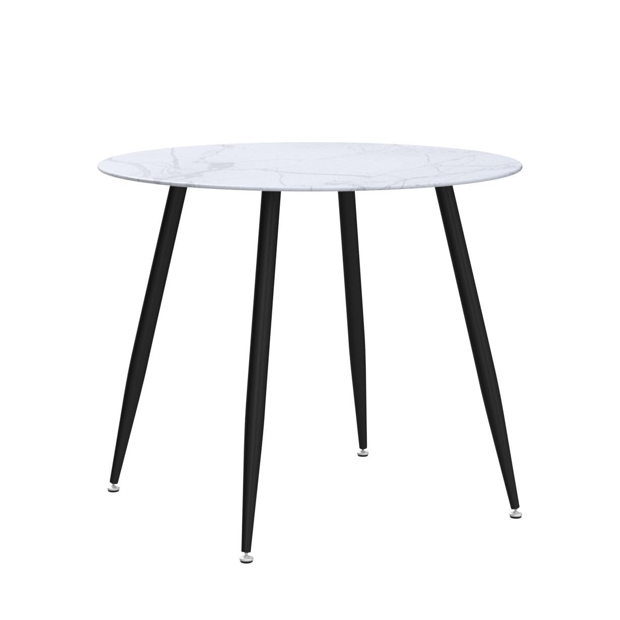 Round Marble Dining Table 90x90cm AWS135UK | LEUKHOUSE