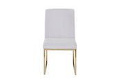Gold Chromed Dining Chair HTC813 (2 Chairs)| Fondhouse