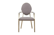 Stainless Steel Frame Dining Chair HTC803(2 Chairs) | Fondhouse