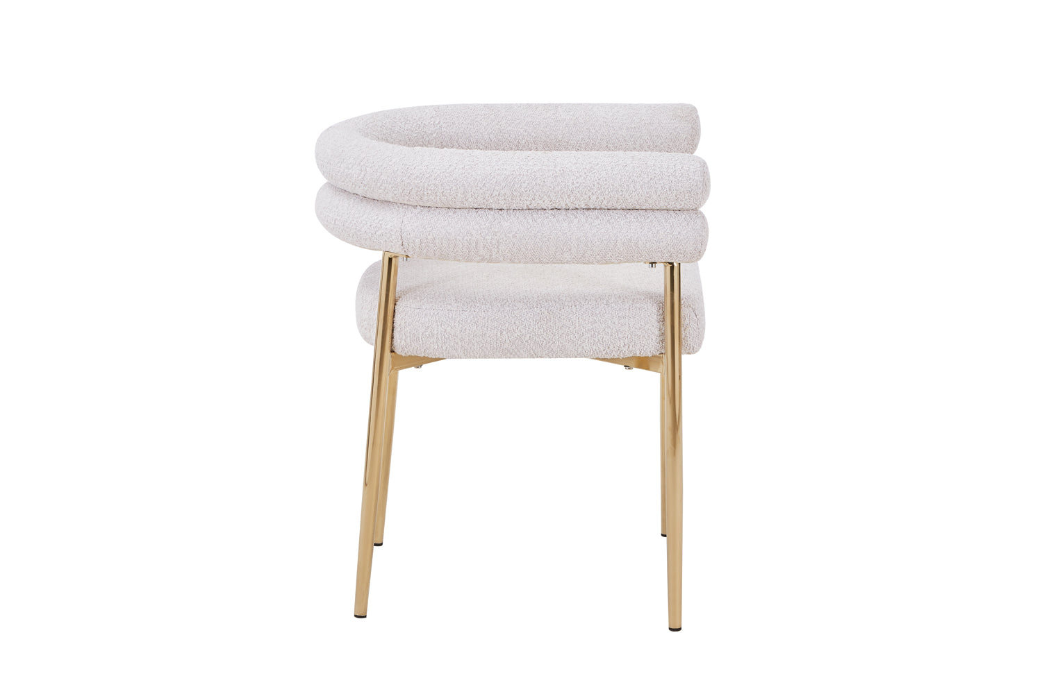 Gold Chromed Dining Chair HT04(2 Chairs) | Fondhouse