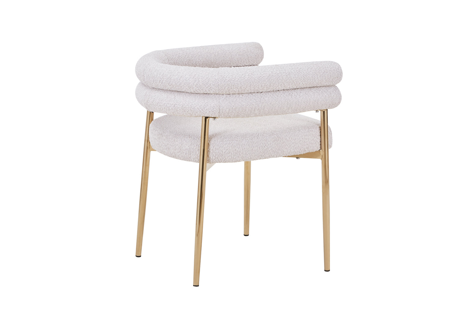 Gold Chromed Dining Chair HT04(2 Chairs) | Fondhouse