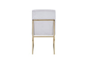 Gold Chromed Dining Chair HTC813 (2 Chairs)| Fondhouse