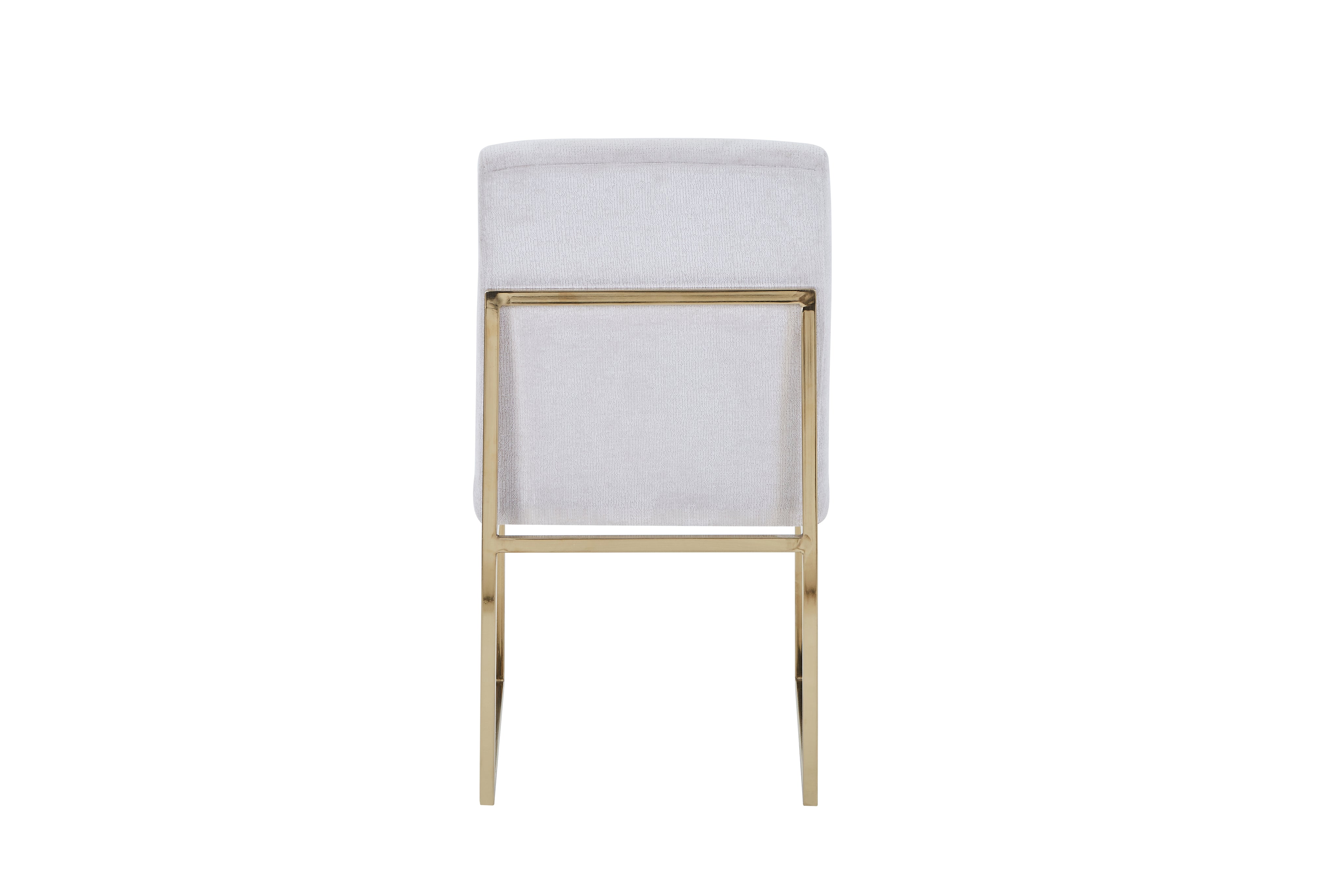 Gold Chromed Dining Chair HTC813 (2 Chairs)| Fondhouse