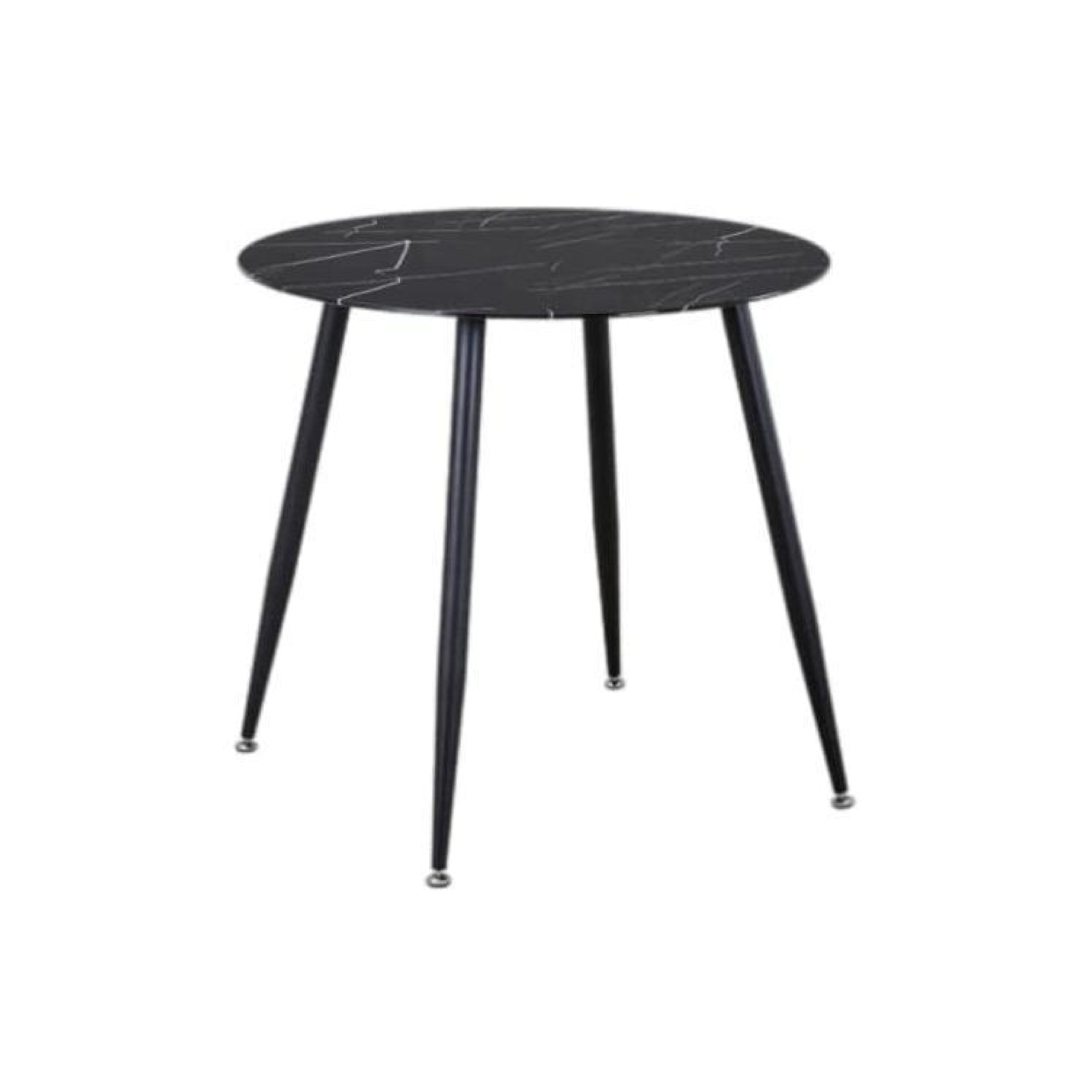 Dining Table.Round Glass LKD135DTAWS | FONDHOUSE