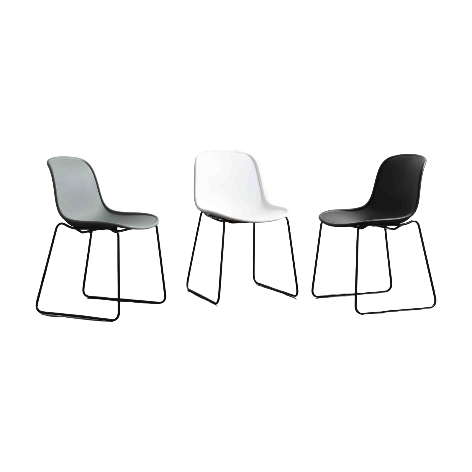 Plastic Chair PP (2 Chairs) LKD8607PCBD | LEUKHOME