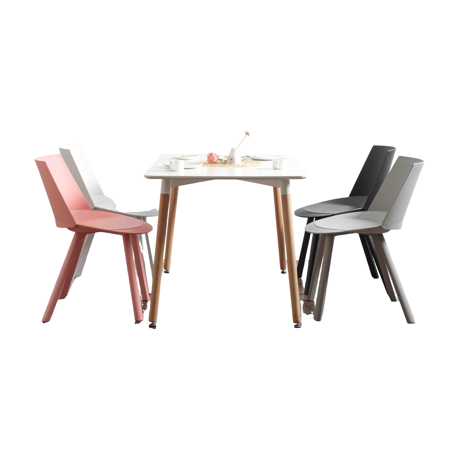 Plastic Chair PP (2 Chairs) LKD8609PCBD | LEUKHOME