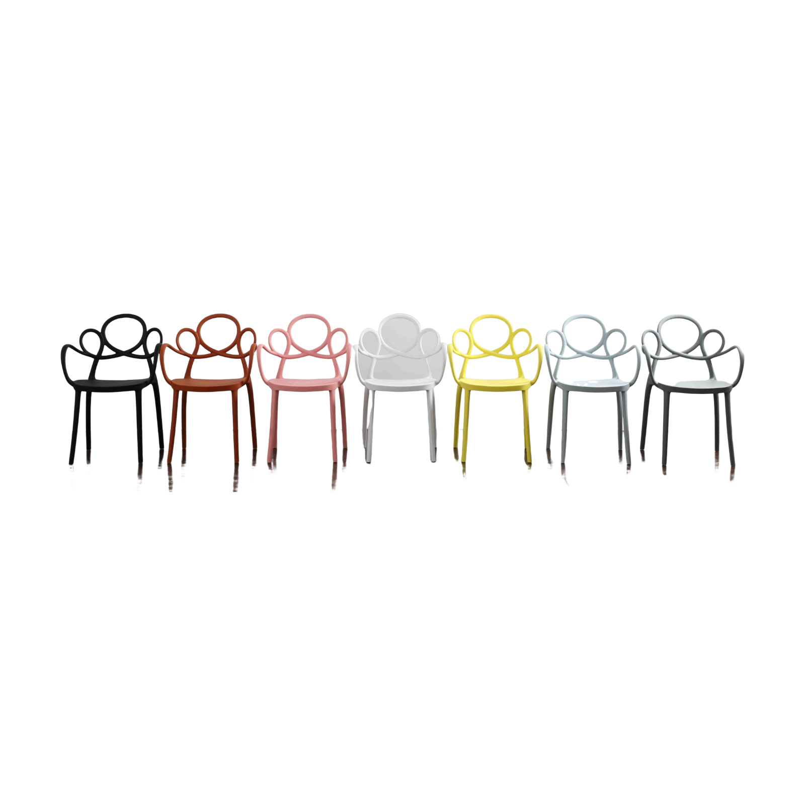 Plastic Chair PP (4 Chairs) LKDD001APCBD | LEUKHOME