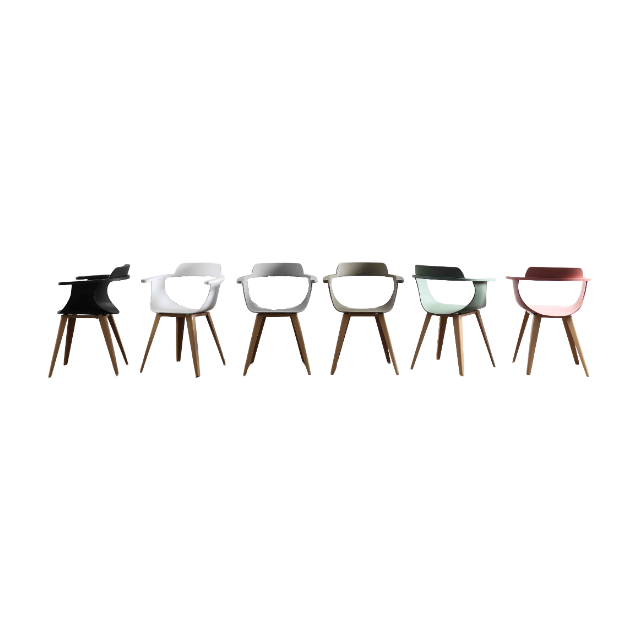 Plastic Chair PP (4 Chairs) LKDD002PCBD | LEUKHOME