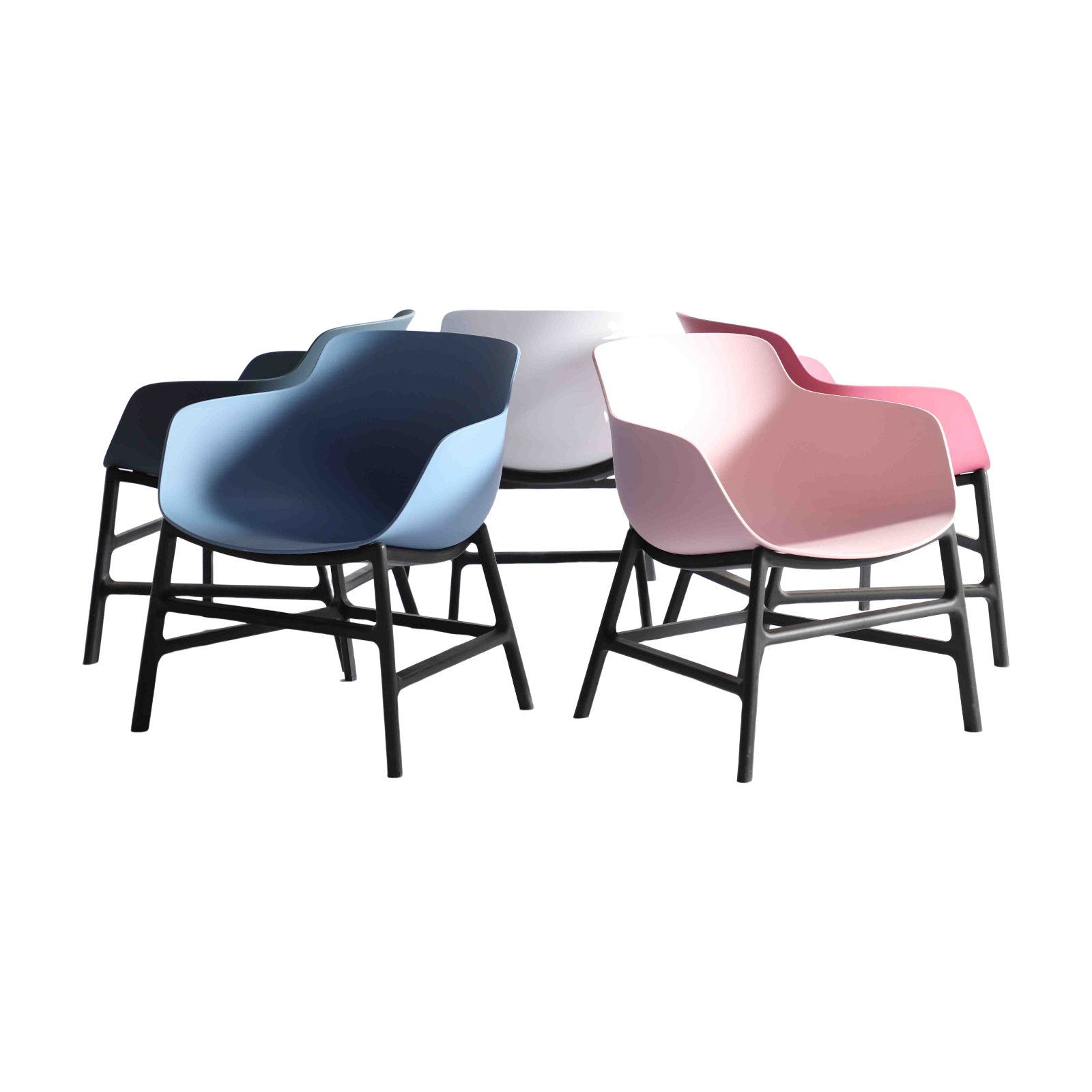 Plastic Chair KD LKDD003PCBD | LEUKHOME