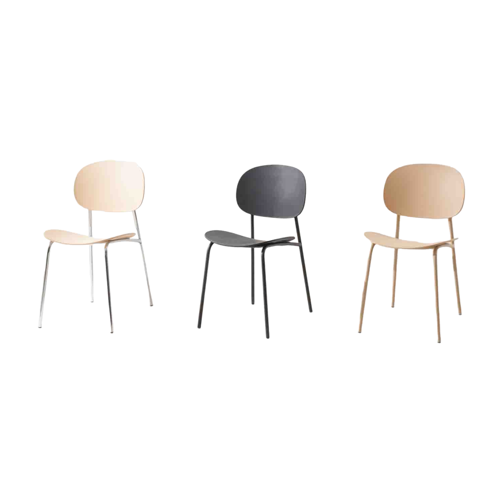 Plastic Chair PP (2 Chairs) LKDD029PCBD | LEUKHOME