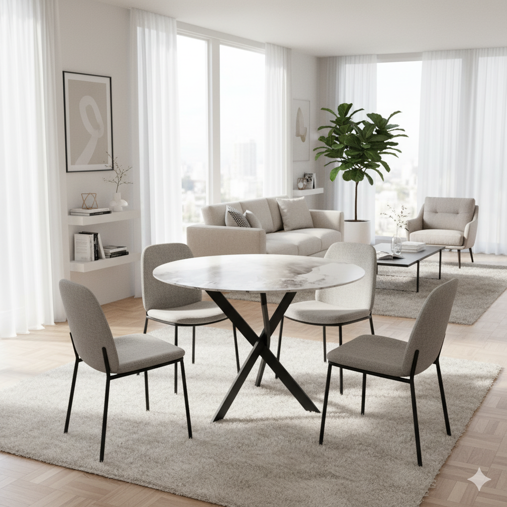 طقم طاولة قهوة LKL143CTAWS | LEUKHOME