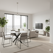 Round Dining Table LKD021DTAWS | FONDHOUSE