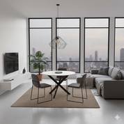 Round Dining Table LKD021DTAWS | FONDHOUSE