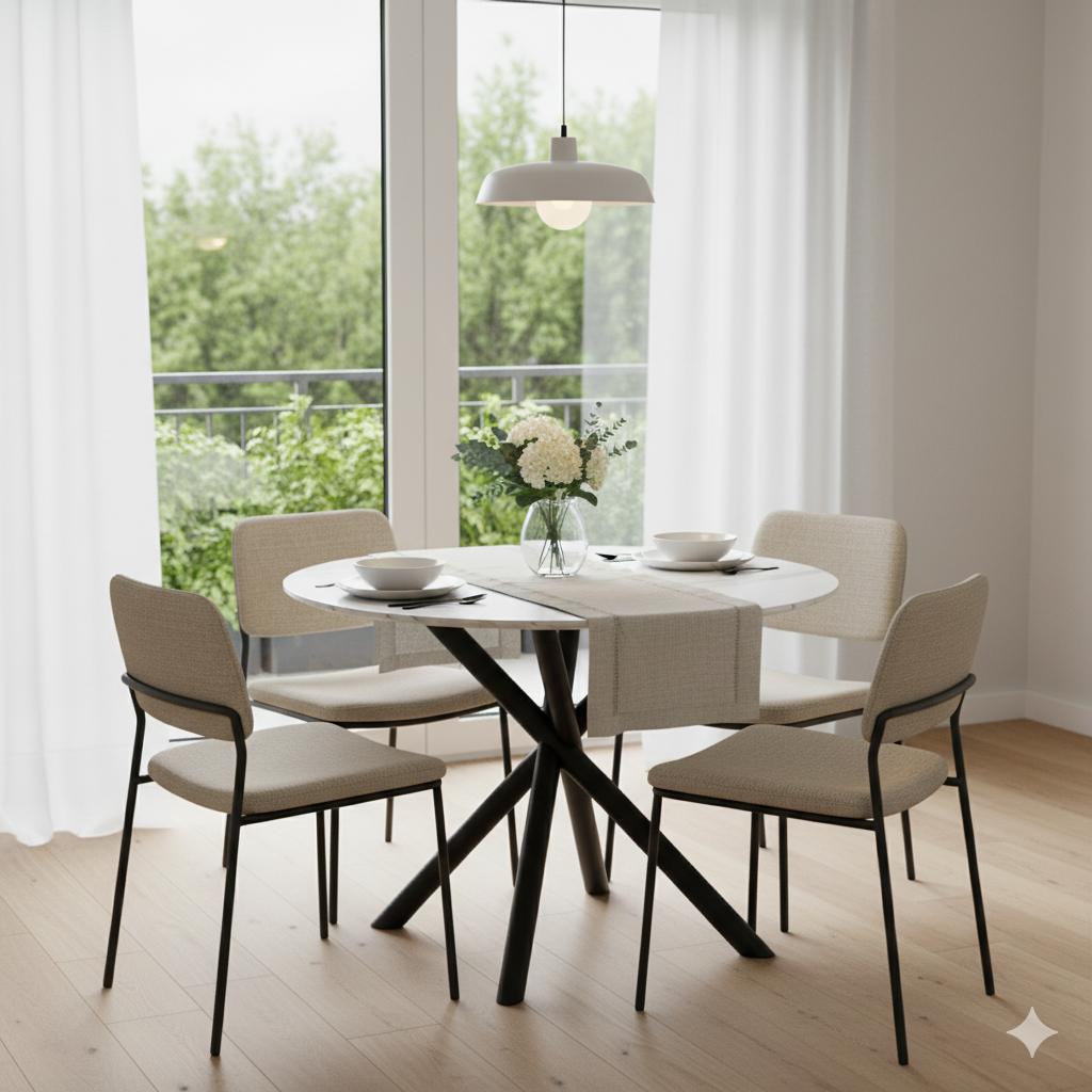 Round Dining Table LKD261DTAWS | FONDHOUSE