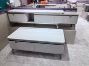 TV Stand Artificial Stone Baking Paint LKL008TSANJ | LEUKHOME