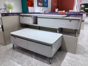 TV Stand Artificial Stone Baking Paint LKL008TSANJ | LEUKHOME