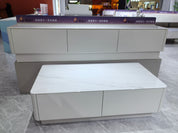 TV Stand Artificial Stone Baking Paint LKL014TSANJ | LEUKHOME