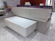 TV Stand Artificial Stone Baking Paint LKL014TSANJ | LEUKHOME