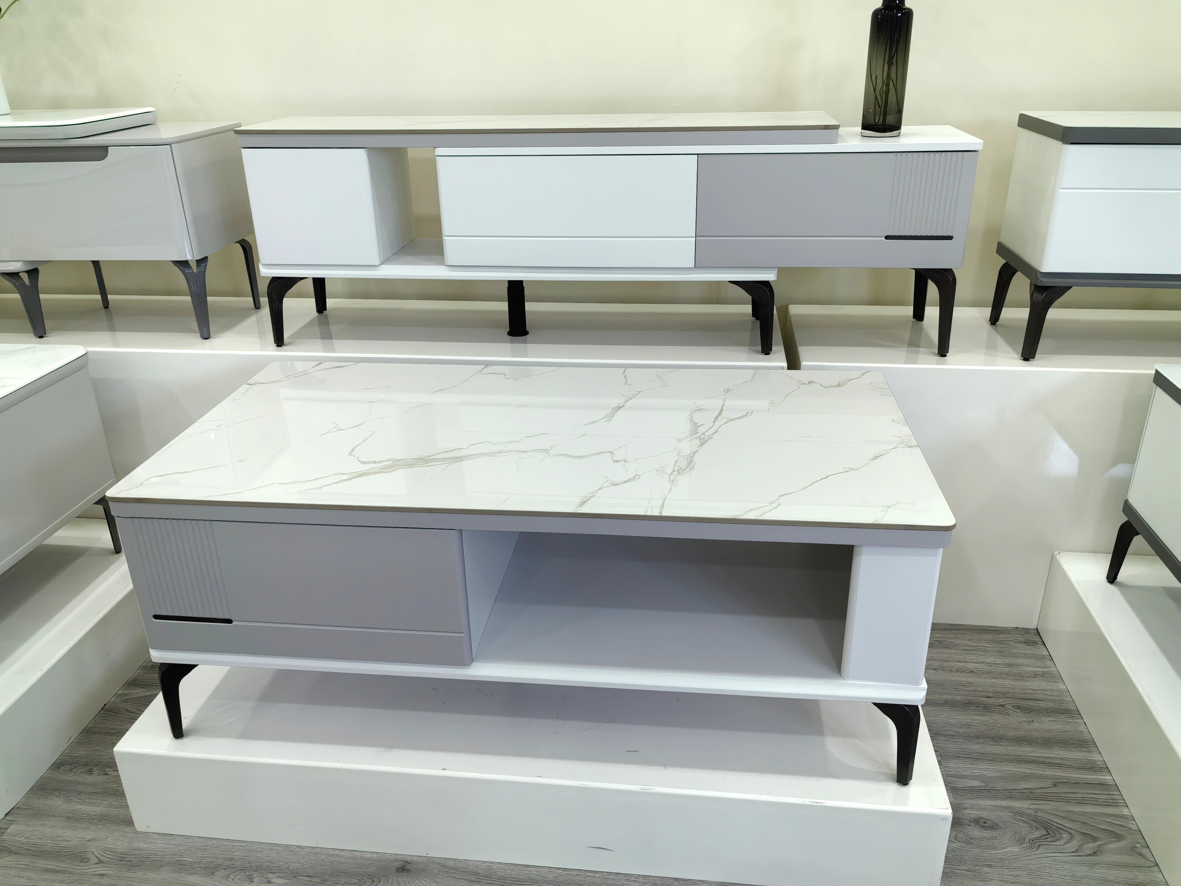 Coffee Table Sintered Stone Baking Paint LKL055CTJKN | LEUKHOME