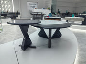 Coffee Table Artificial Stone Wood Veneer LKL025CTZZ | LEUKHOME