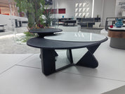 Coffee Table Artificial Stone Wood Veneer LKL025CTZZ | LEUKHOME