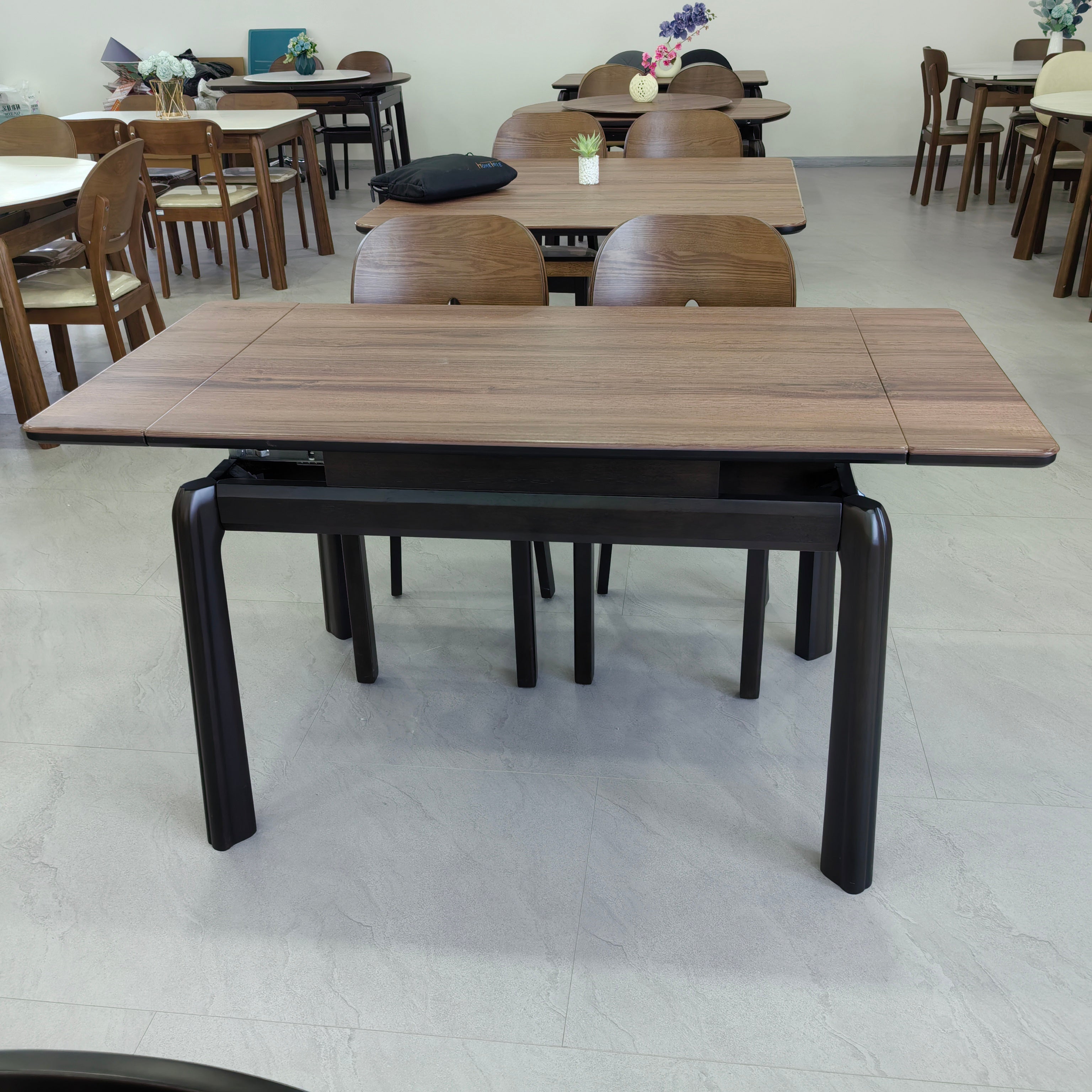 طاولة طعام من حجر البلوط الاصطناعي LKD005DTXYD | LEUKHOME