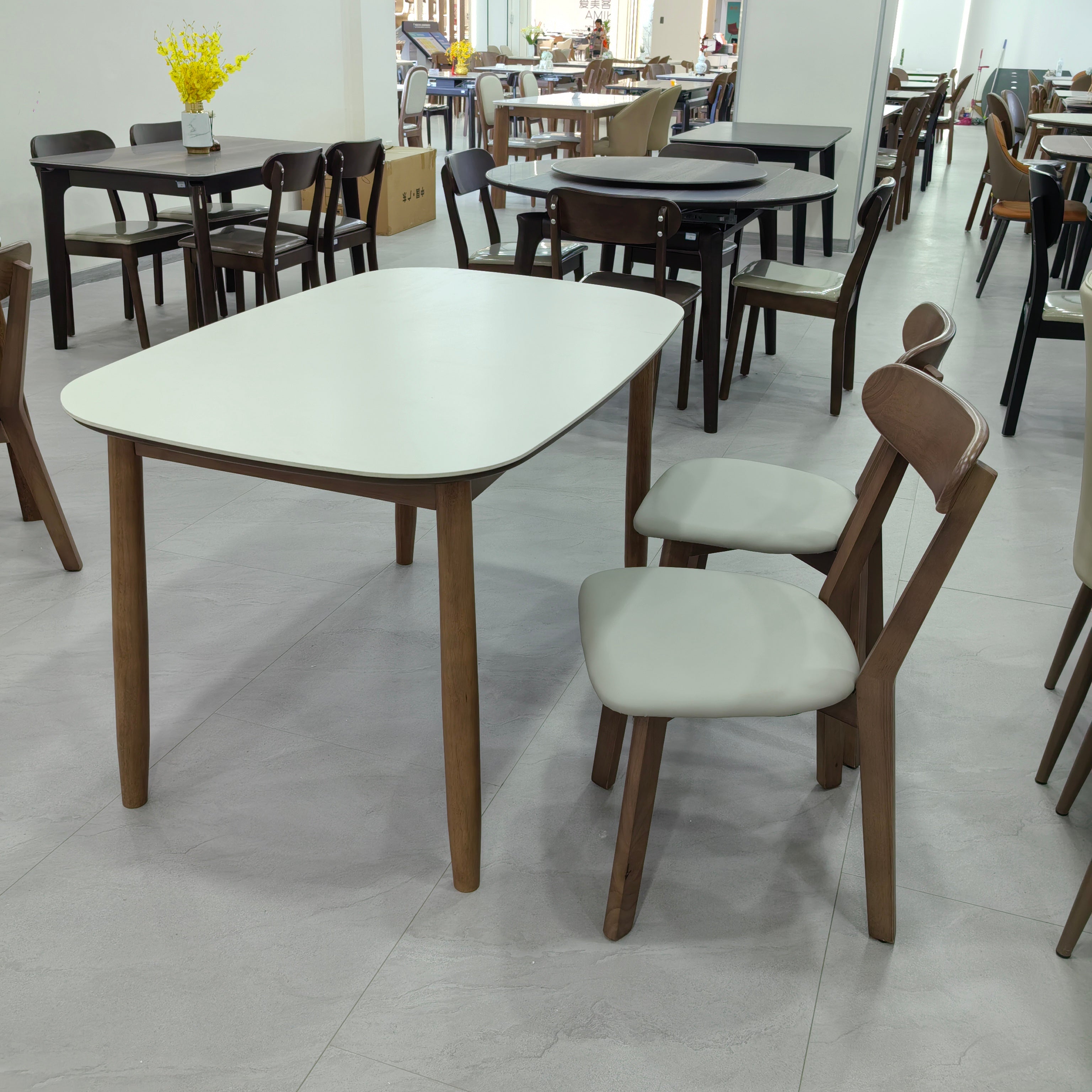 Dining Chair Solid Wood (2 Chairs) LKD012DCXYD | LEUKHOME