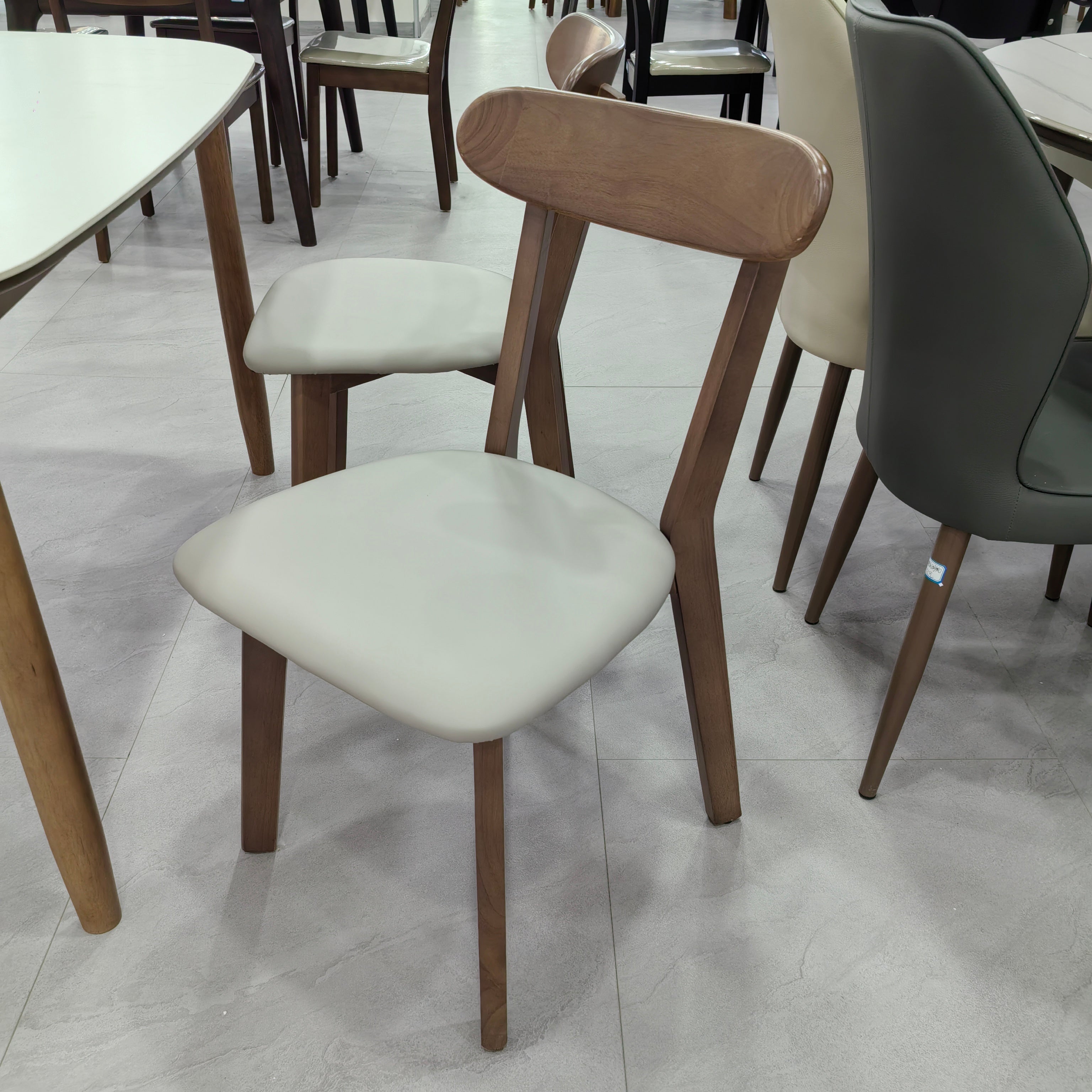 Dining Chair Solid Wood (2 Chairs) LKD012DCXYD | LEUKHOME