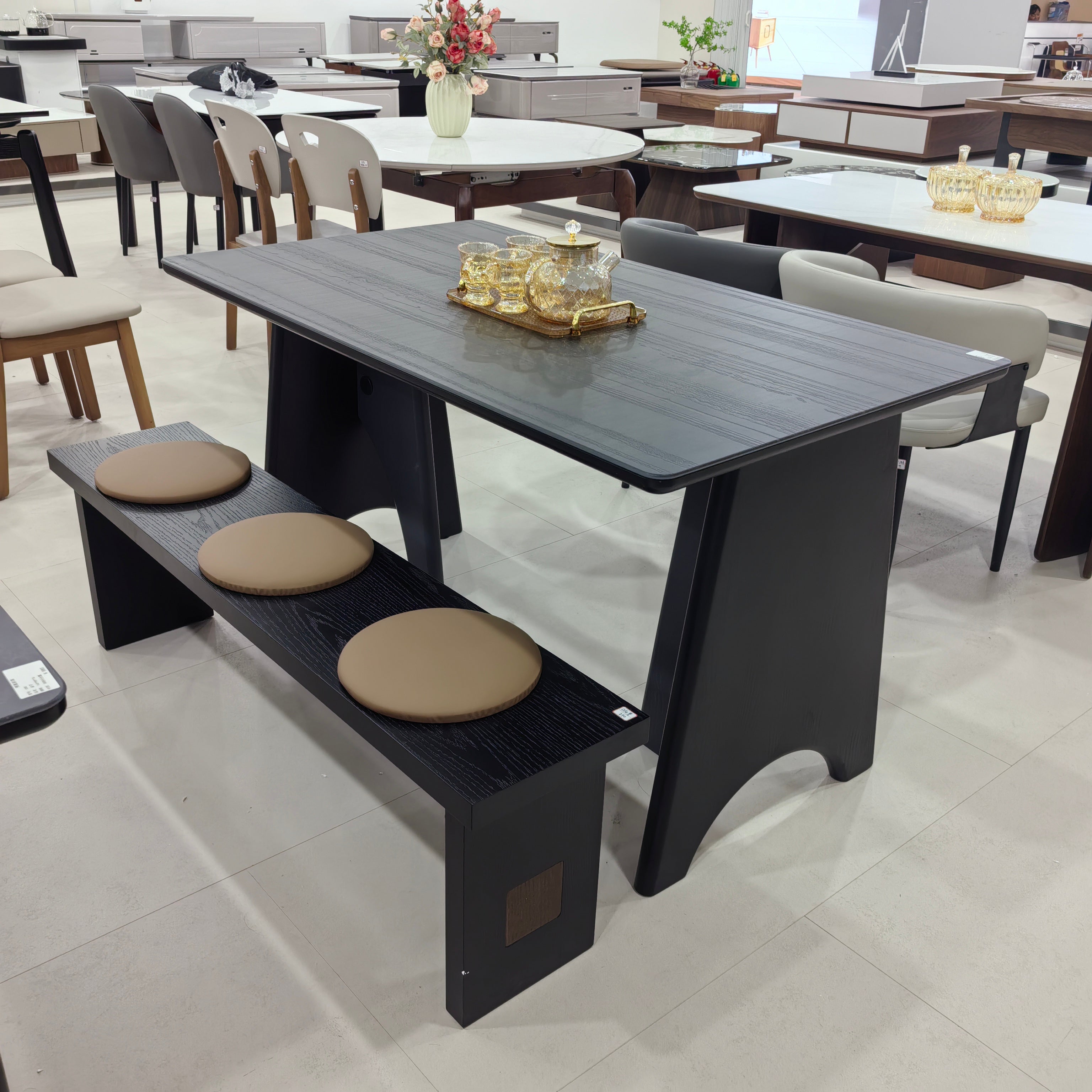 Dining Chair Wood Veneer LKD056DCFH | LEUKHOME