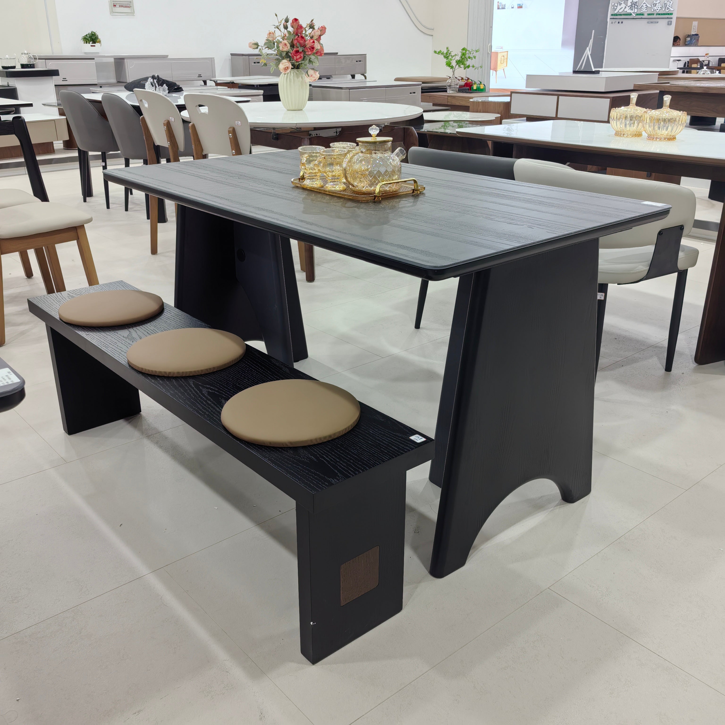 Dining Chair Wood Veneer LKD056DCFH | LEUKHOME
