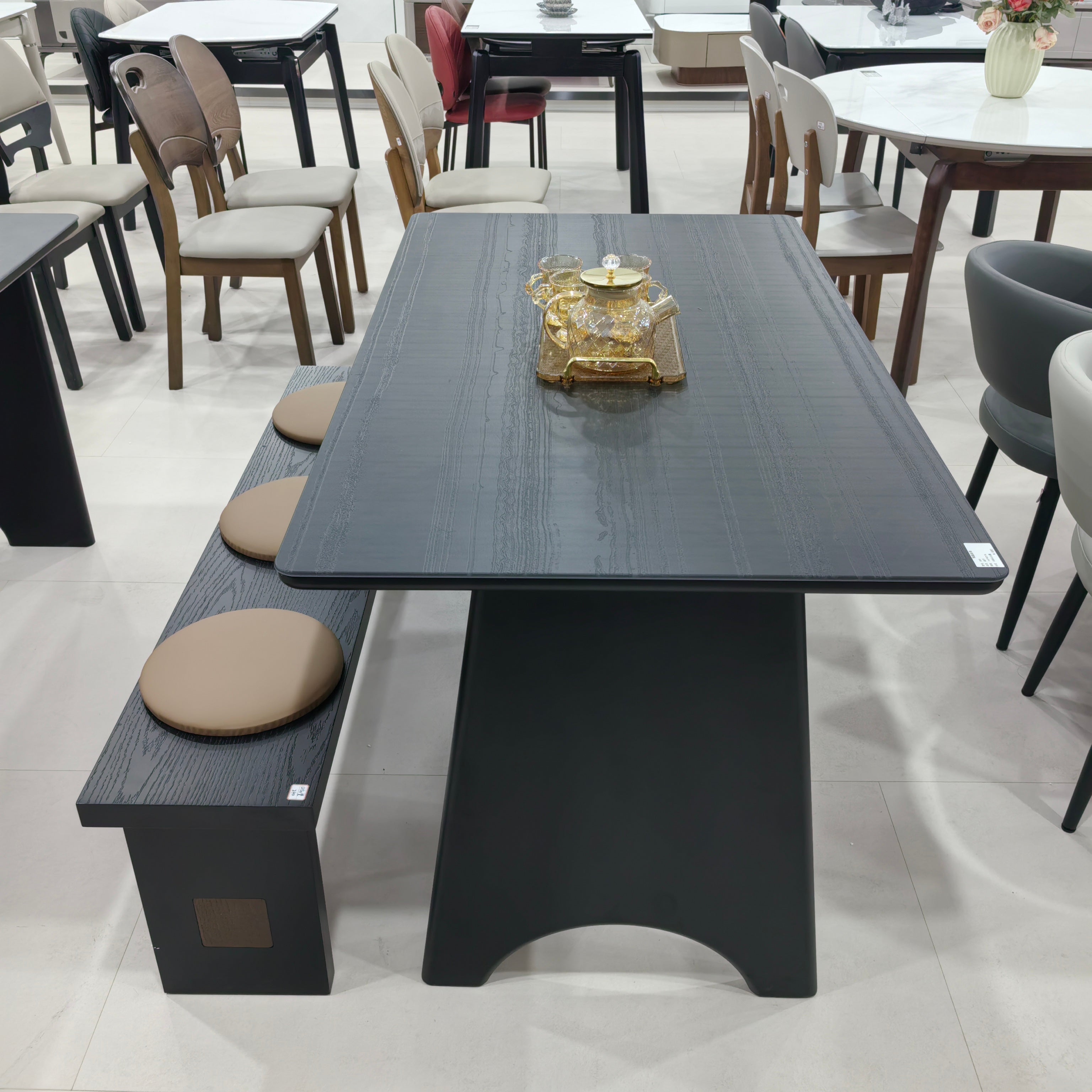 Dining Chair Wood Veneer LKD056DCFH | LEUKHOME
