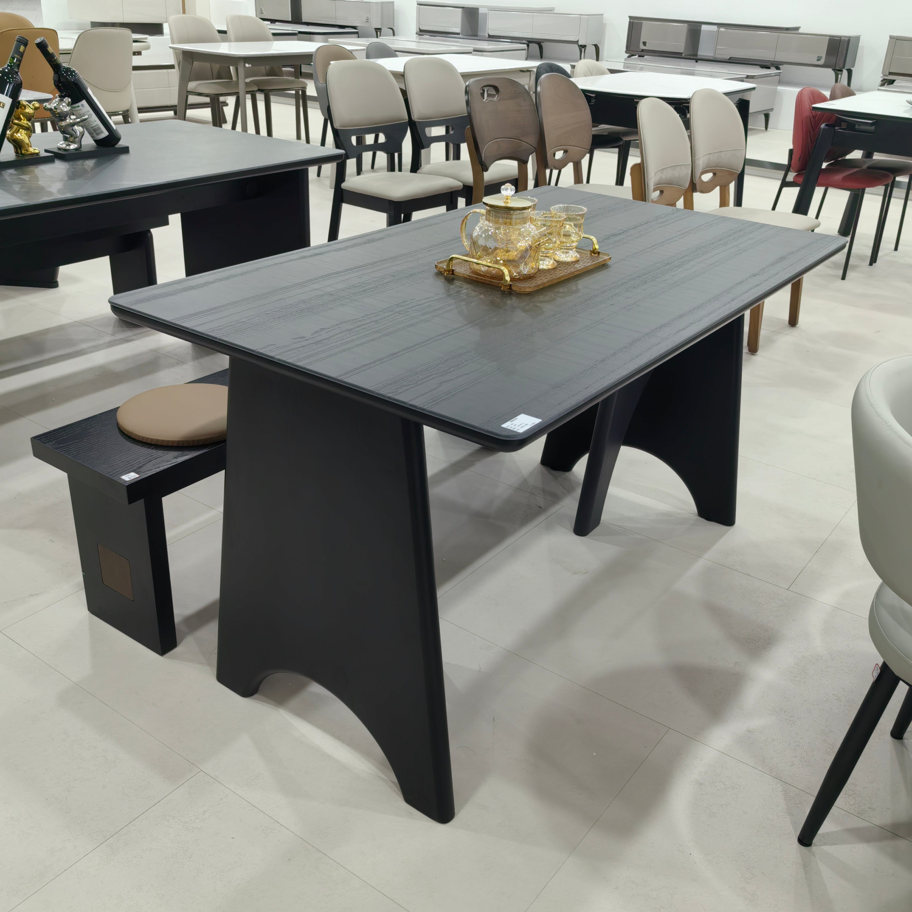 Dining Chair Wood Veneer LKD056DCFH | LEUKHOME