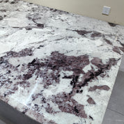 Coffee Table Artificial Stone Wood Veneer LKL037CTAYG | LEUKHOME