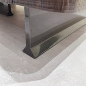 Coffee Table Artificial Stone Wood Veneer LKL037CTAYG | LEUKHOME