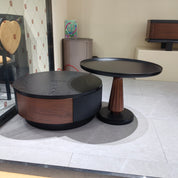 Coffee Table Baking Paint Wood Veneer LKL043CTAYG | LEUKHOME