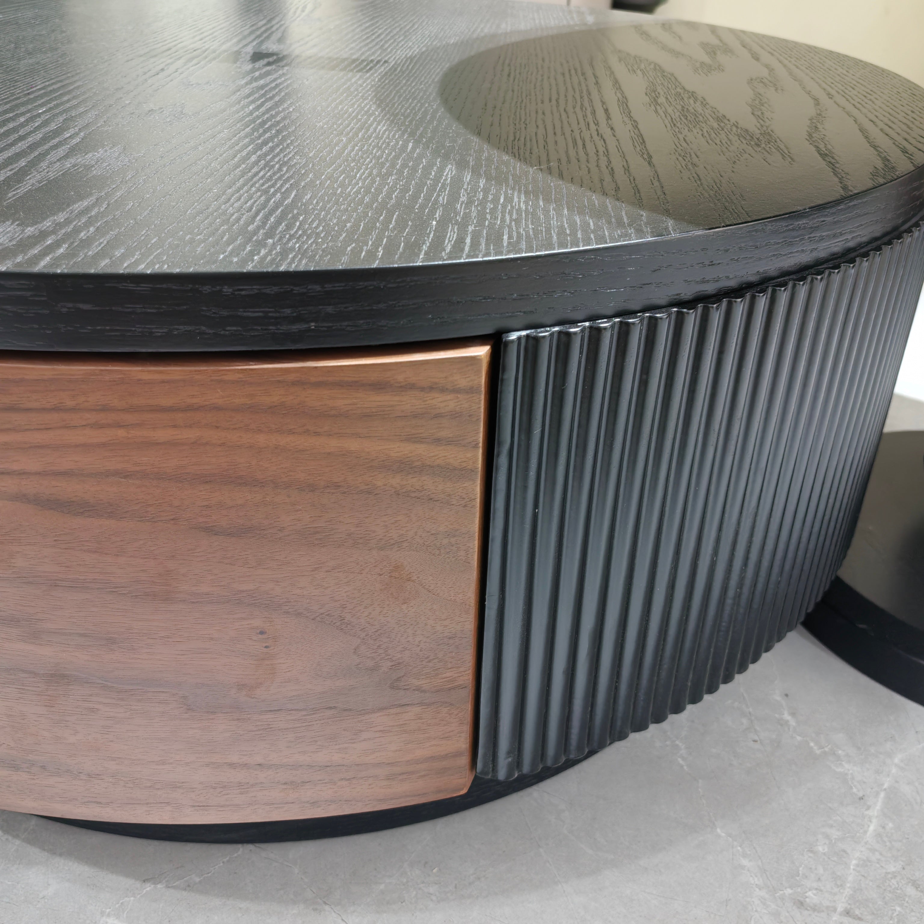 Coffee Table Baking Paint Wood Veneer LKL043CTAYG | LEUKHOME