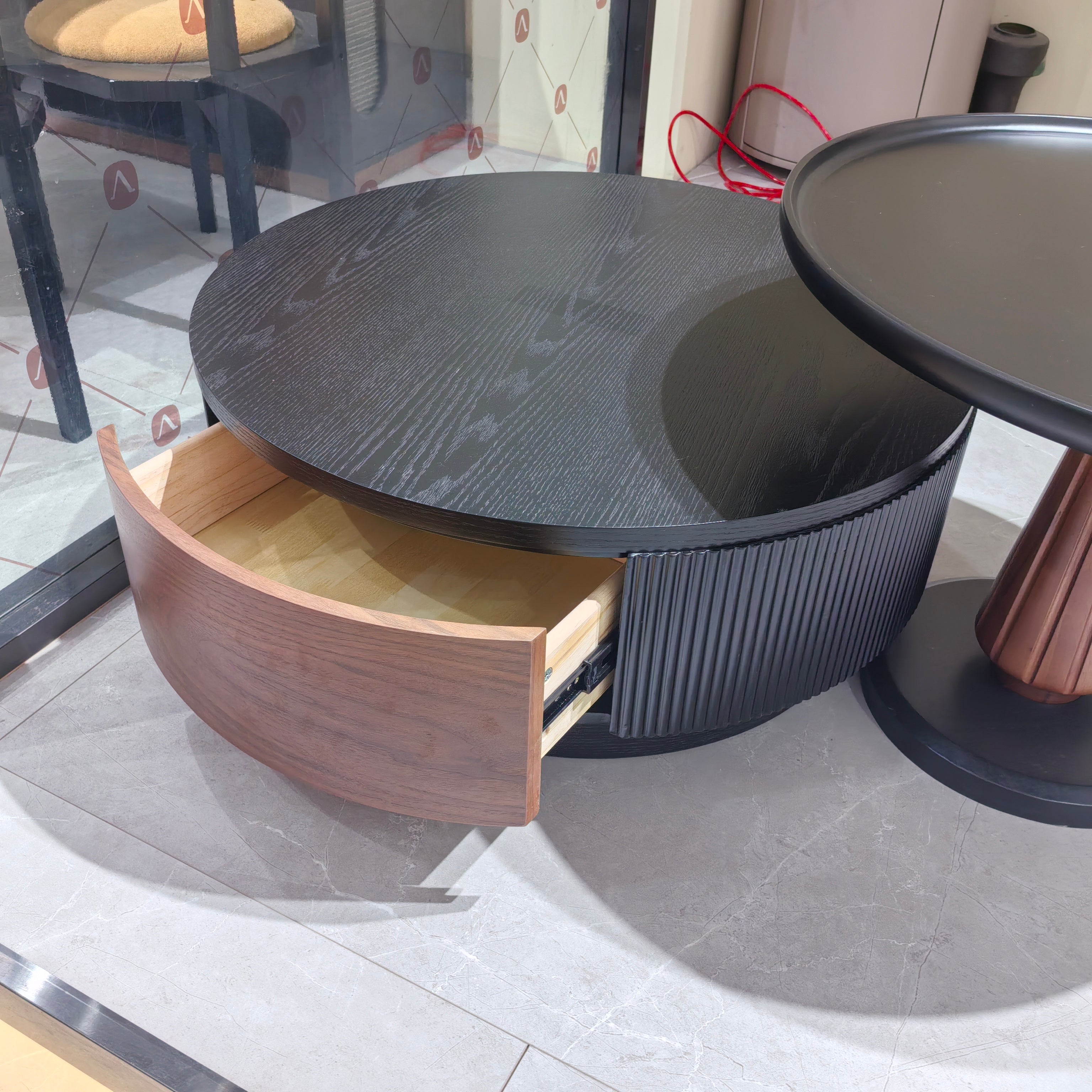 Coffee Table Baking Paint Wood Veneer LKL043CTAYG | LEUKHOME