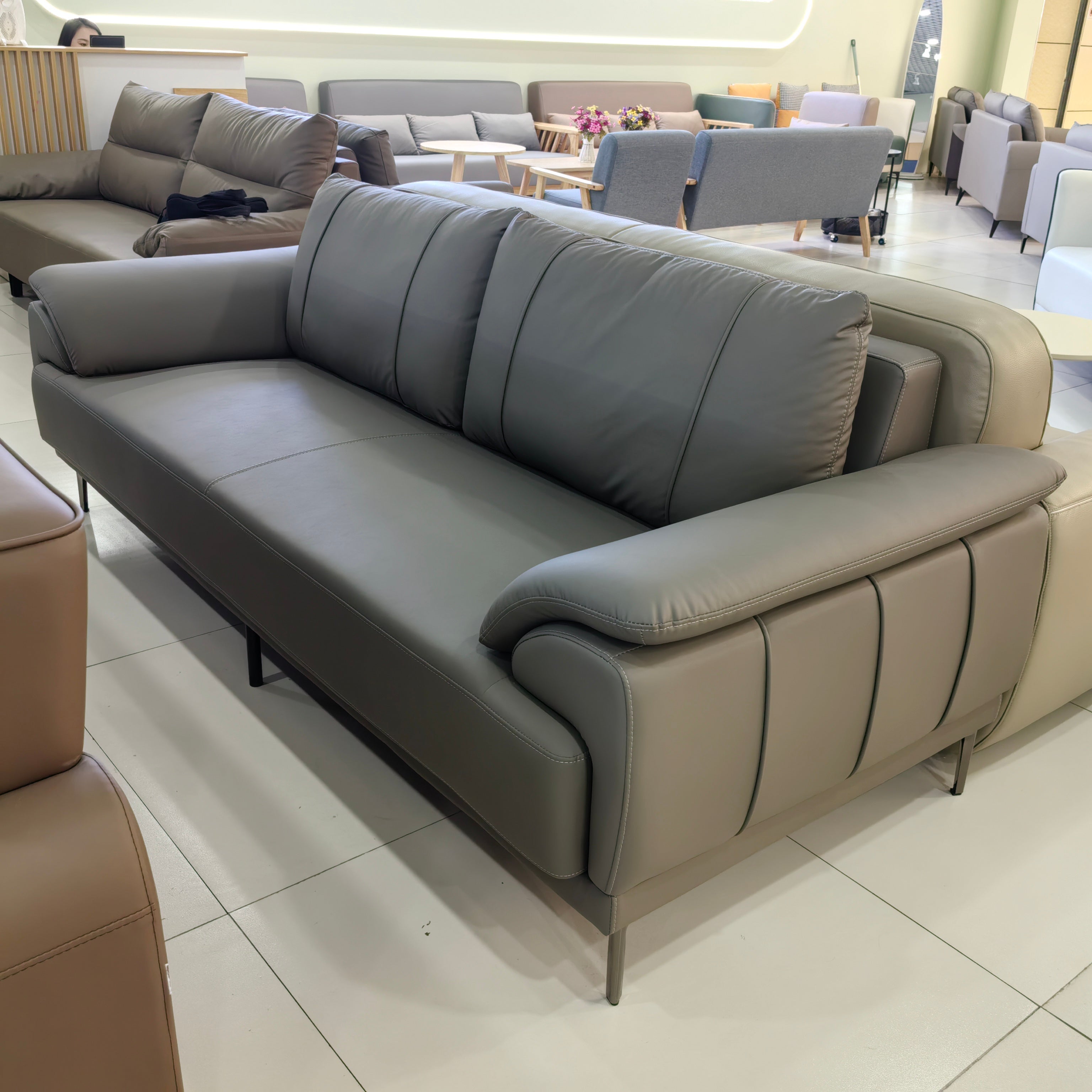 Sofa Eco Leather LKL018SFPLL | LEUKHOME