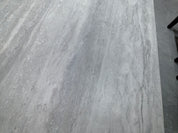 Dining Table Sintered Stone Wood Veneer Stainless Steel LKD085DTDSBL | LEUKHOME