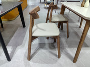 Dining Table PU Oak (2 Chairs) LKD091DCDSBL | LEUKHOME