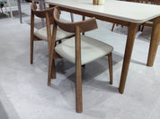 Dining Table PU Oak (2 Chairs) LKD091DCDSBL | LEUKHOME