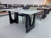 Dining Table Super Crystal Wood Veneer LKD080DTSSJ | LEUKHOME
