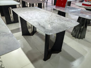 Dining Table Super Crystal Solid Wood Acrylic LKD095DTHX | LEUKHOME