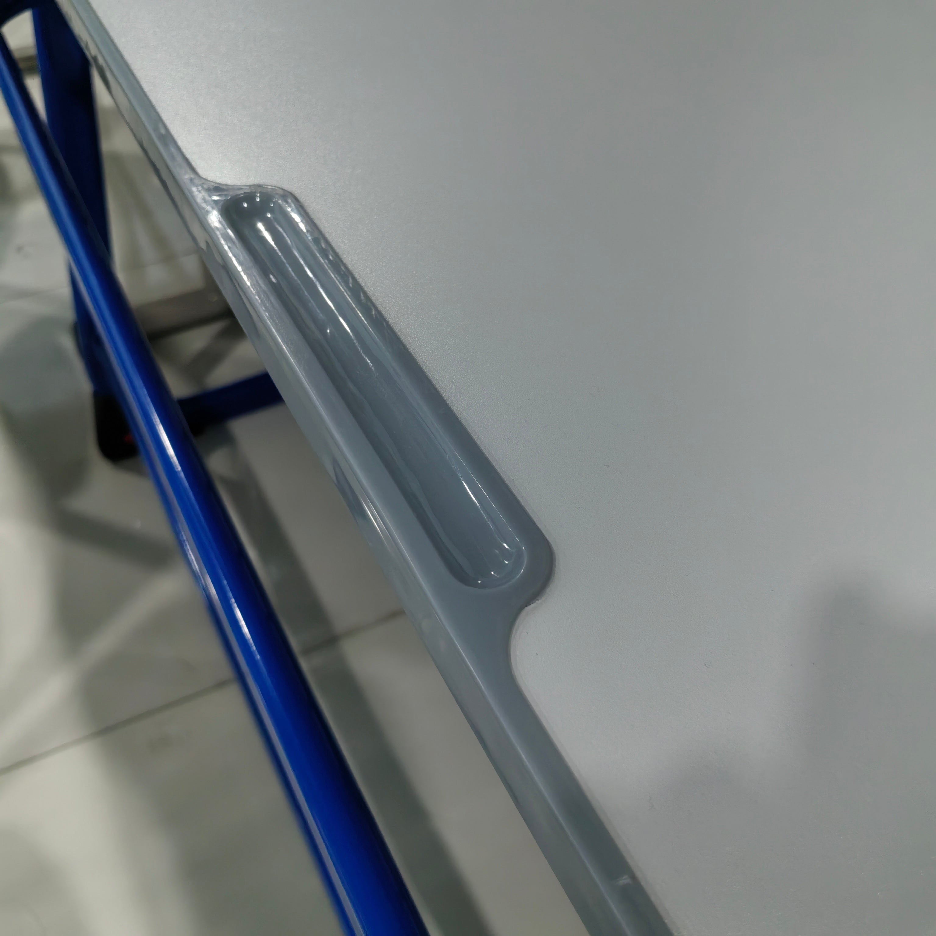 Double Desk and Chair, 1 Set (1 Table+2 Chairs) LKS102DKTSL | LEUKHOME