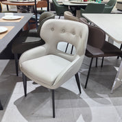 Dining Chair (2 Chairs) LKD032DCAYG | LEUKHOME