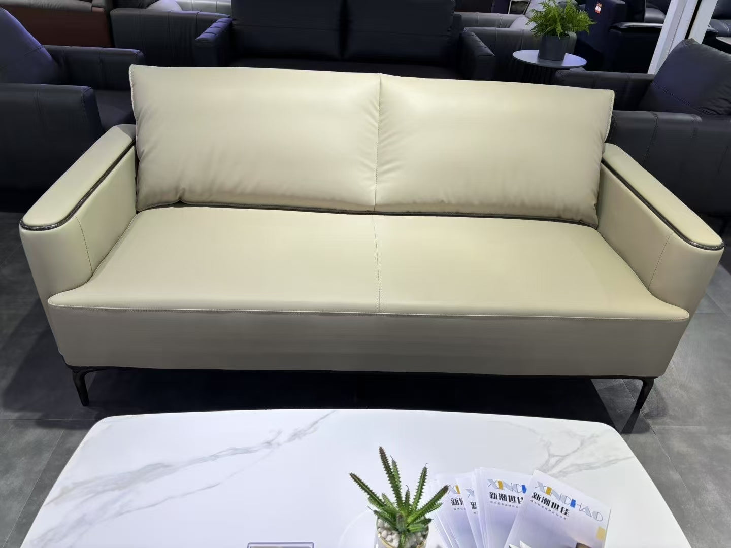 Sofa Set Eco Leather (3+1+1) LKL032SFXC | LEUKHOME